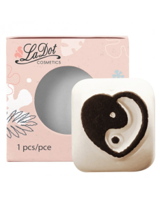 Stempel do tatuażu LaDot małe serce yin yang